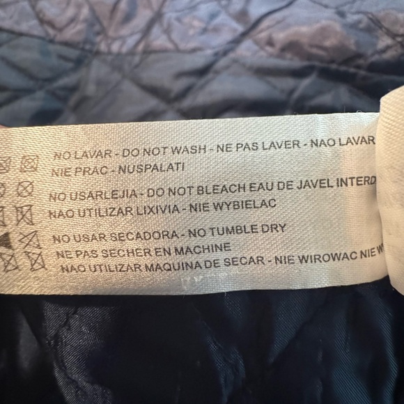 Massimo Dutti Women Blue Chambray Trench Coat Belted Cotton Jacket Size 38 M - Picture 5 of 6